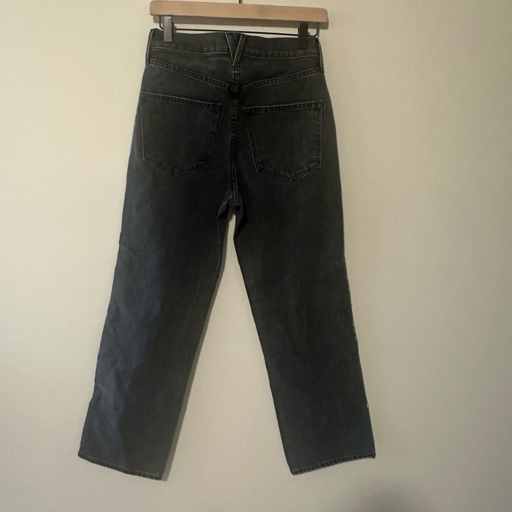 Veronica Beard Dylan Straight-Leg Jean - Stoned Washed Onyx size 26 - Picture 12 of 12